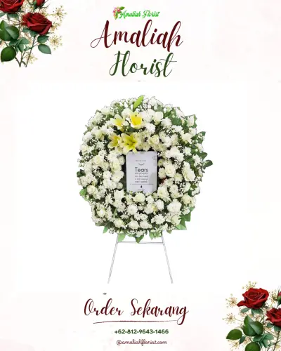 Krans Bunga Duka Cita di Sindangheula